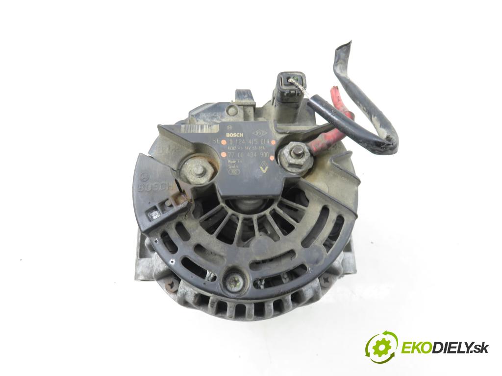 RENAULT CLIO II (BB_, CB_) HB 2003 72,00 1.4 16V (B/CB0P) - K4J 710 1390,00 Alternátor 0124415014 ; 7700434900 (Alternátor)