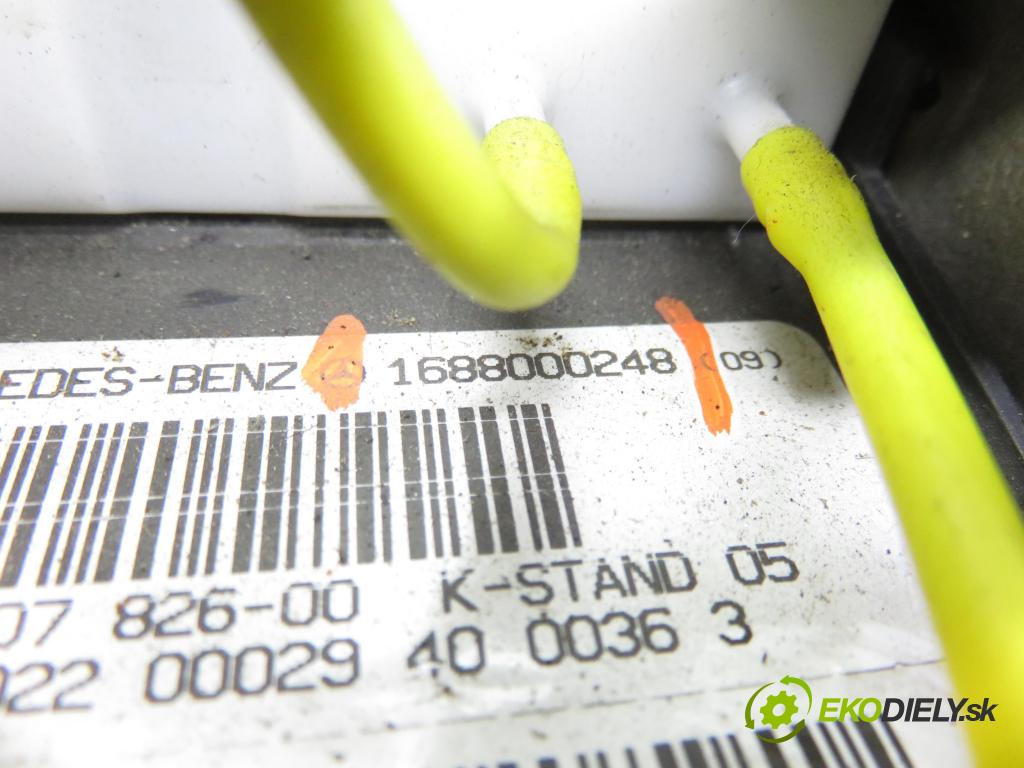 MERCEDES-BENZ KLASA A (W168) HB 2000 75,00 1.6 102 A 160 M 166.960 1598,00 motorek zámku centrálního 1688000248