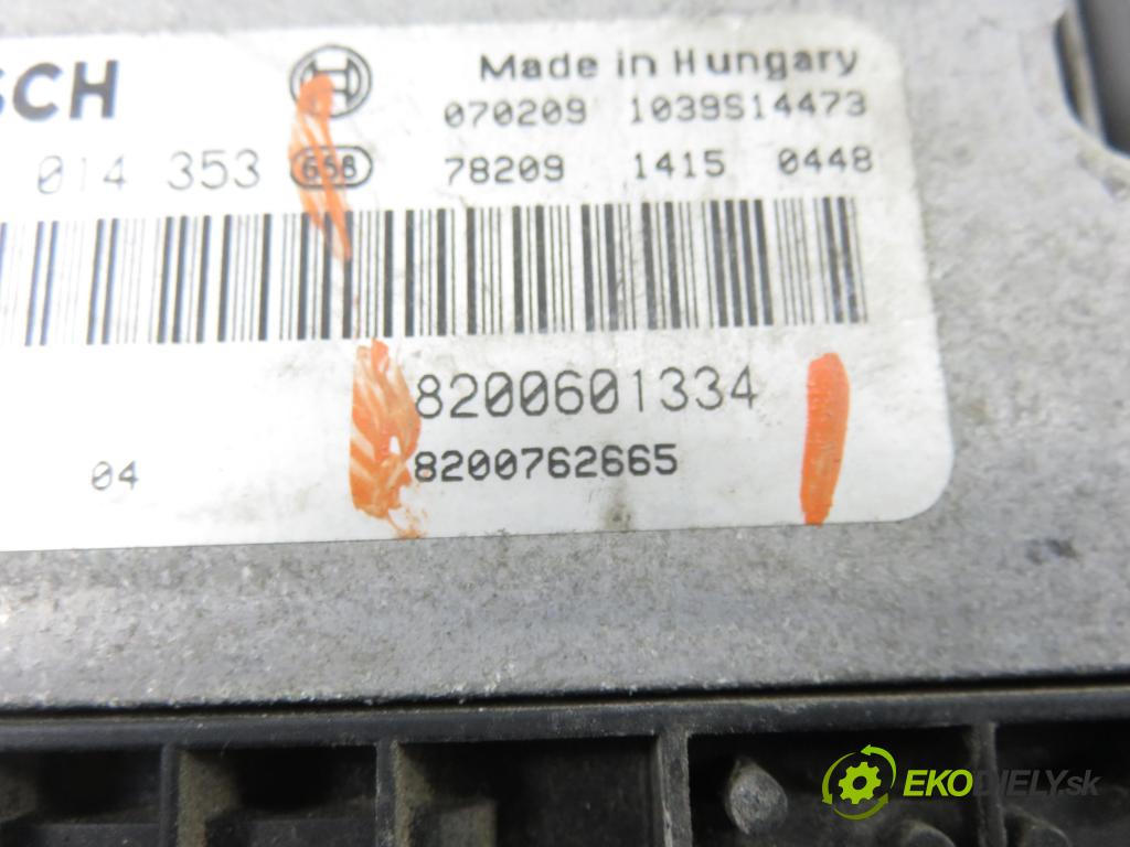 RENAULT MEGANE II Kombi (KM0/1_) KOMBI 2007 96,00 1.9 dCi 131 - F9Q 804 1870,00 řídící jednotka motora 0281014353 ; 8200601334