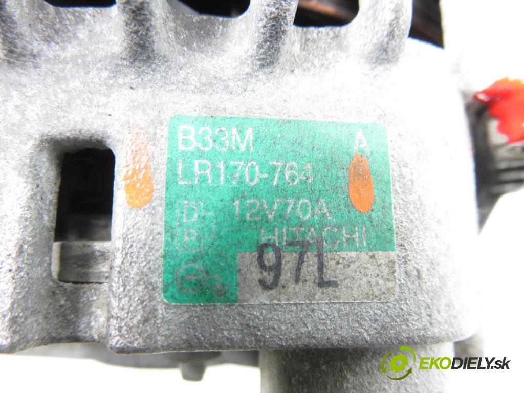 MAZDA DEMIO (DW) HB 1998 46,00 1.3 i 16V (DW3W) - B3 ME 1324,00 Alternátor LR170764 (Alternátor)