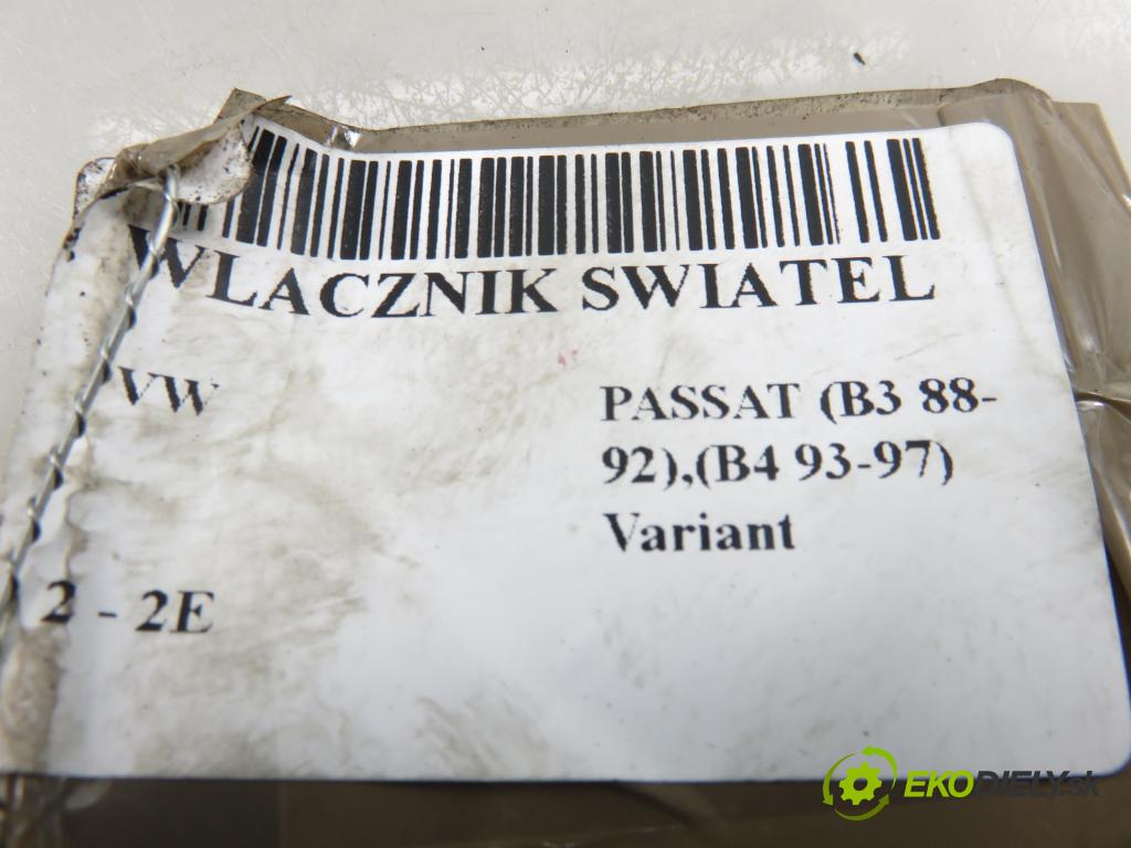 VW PASSAT B3/B4 Variant (3A5, 35I) KOMBI 1996 85,00 2.0 115 - 2E 1984,00 přepínač světla 3A1941531E