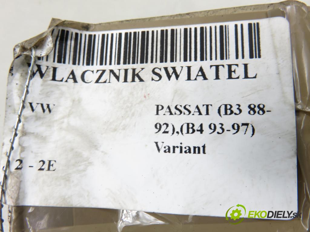 VW PASSAT B3/B4 Variant (3A5, 35I) KOMBI 1996 85,00 2.0 115 - 2E 1984,00 přepínač světla 3A1941531E