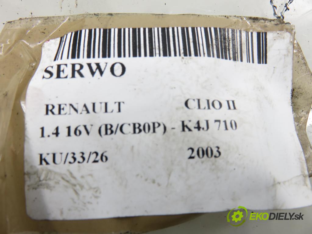 RENAULT CLIO II (BB_, CB_) HB 2003 72,00 1.4 16V (B/CB0P) - K4J 710 1390,00 Posilovač 0204024719 (Servočerpadlo)