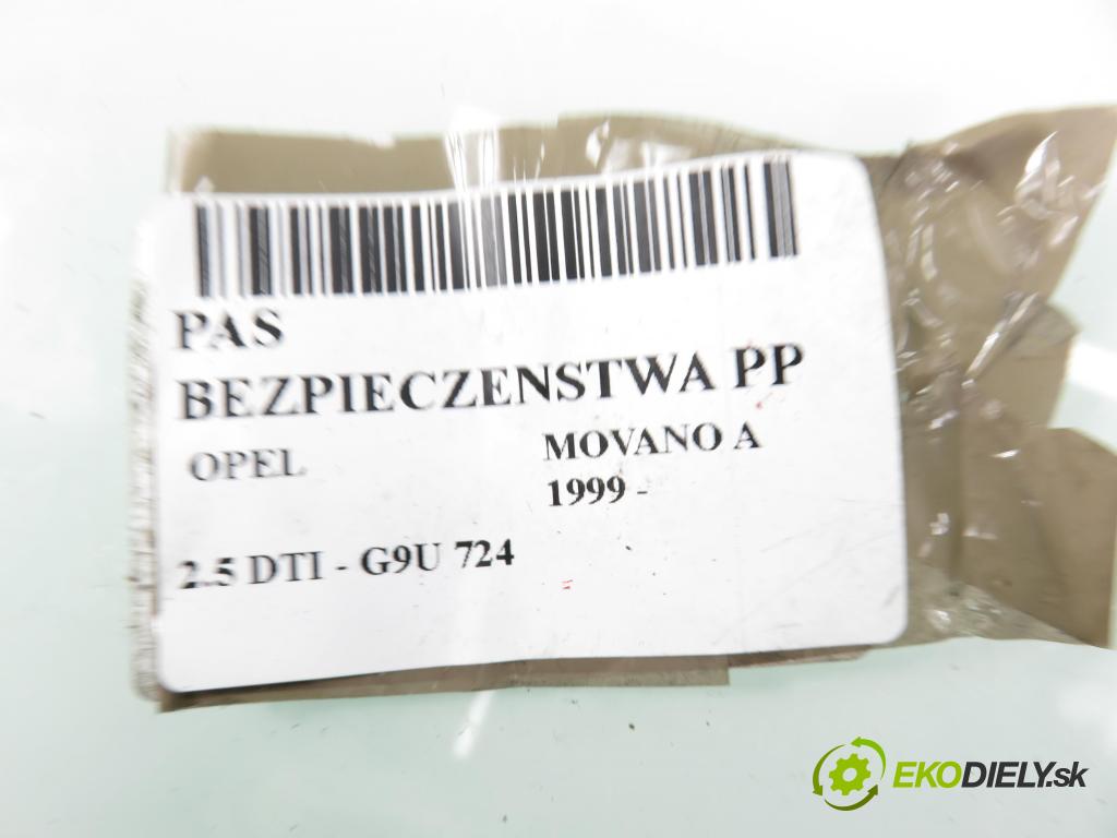 OPEL MOVANO Furgon (X70) FURGON 2005 84,00 2.5 DTI - G9U 724 2464,00 držák BEZPEČNOST PP 