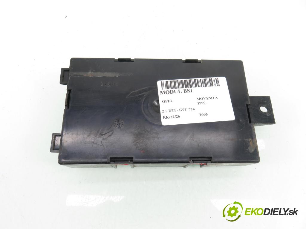 OPEL MOVANO Furgon (X70) FURGON 2005 84,00 2.5 DTI - G9U 724 2464,00 MODUL BSI P8200461379L