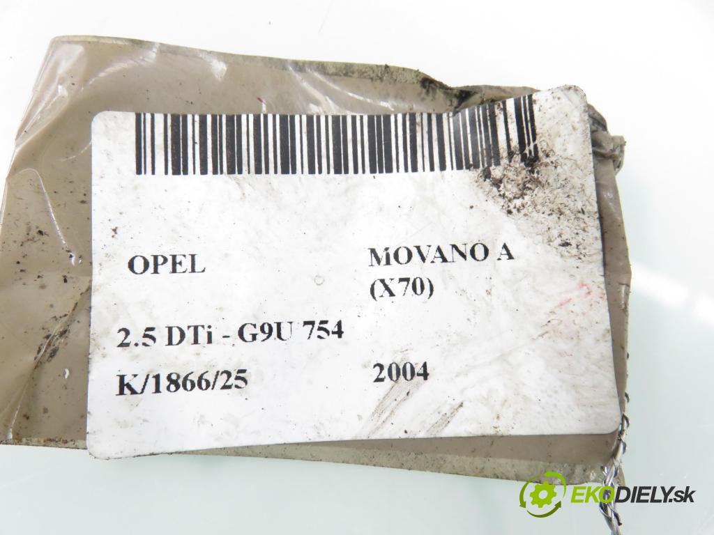 OPEL MOVANO Platforma / podwoyie (X70) FURGON 2004 0,00 2.5 DTi - G9U 754 2464,00 snímač hladiny paliva 