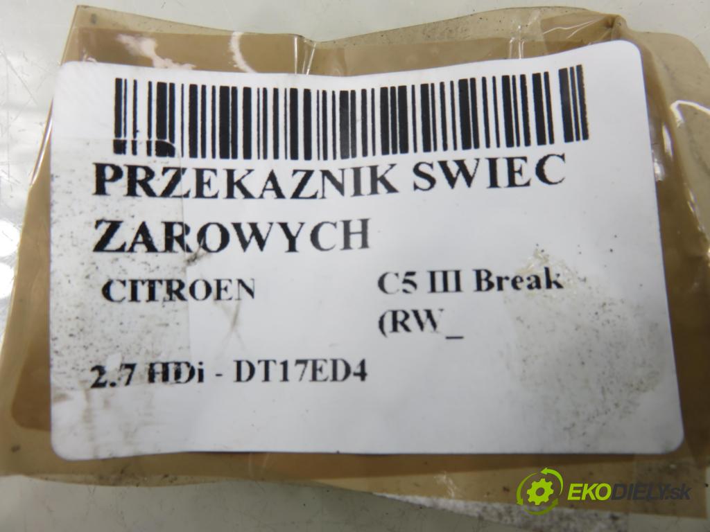 CITROEN C5 III Break (RW_) KOMBI 2008 150,00 2.7 HDi - UHZ (DT17BTED4) 2720,00 RELÉ: JÚN: 0281003018
