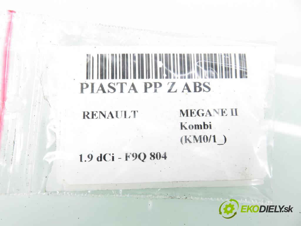RENAULT MEGANE II Kombi (KM0/1_) KOMBI 2007 96,00 1.9 dCi 131 - F9Q 804 1870,00 náboj PP ABS 