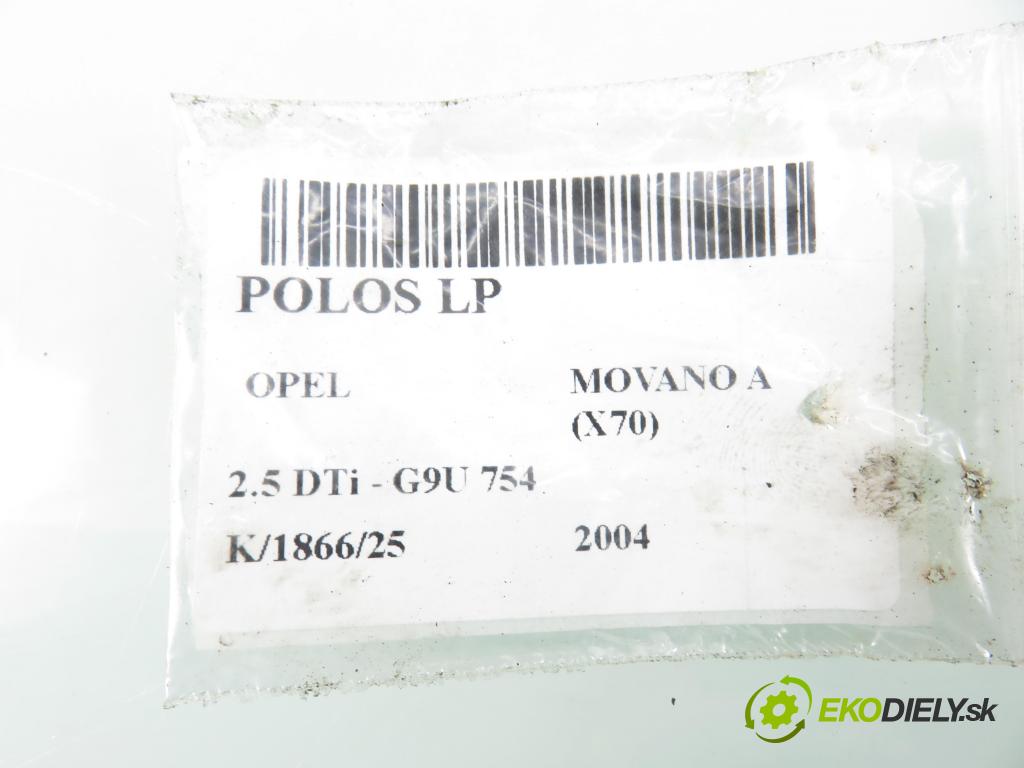 OPEL MOVANO Platforma / podwoyie (X70) FURGON 2004 0,00 2.5 DTi - G9U 754 2464,00 poloos LP 