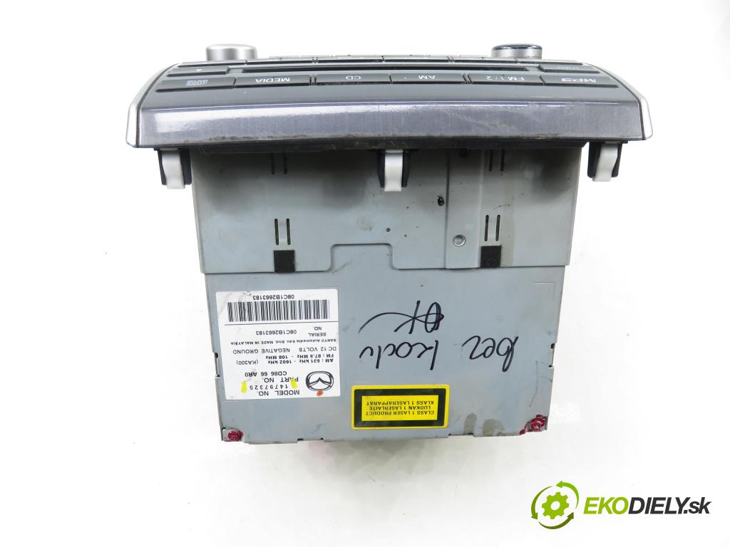 MAZDA 5 (CR19) MINIVAN 2009 105,00 2.0 MZR-CD 143 - RF7J 1998,00 RADIO 14797325