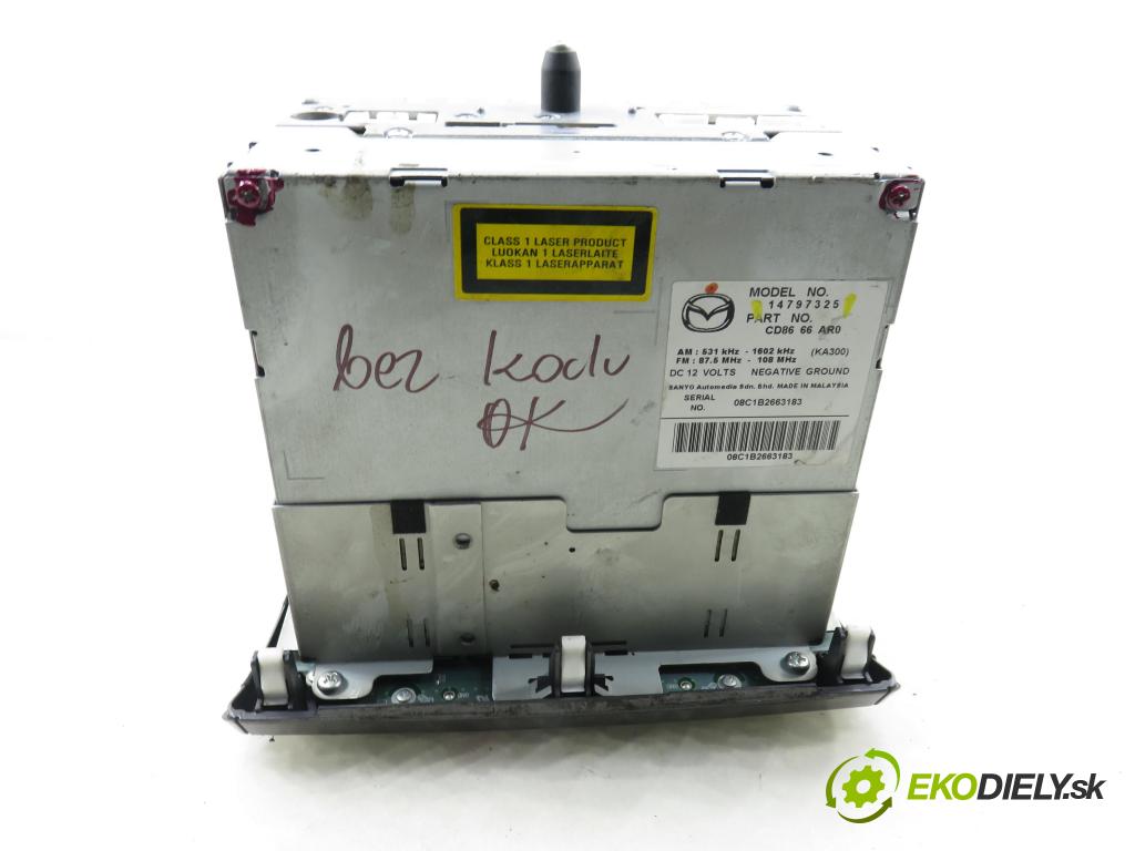 MAZDA 5 (CR19) MINIVAN 2009 105,00 2.0 MZR-CD 143 - RF7J 1998,00 RADIO 14797325