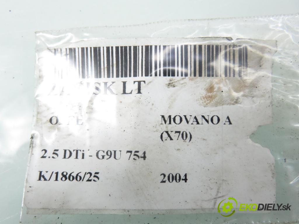 OPEL MOVANO Platforma / podwoyie (X70) FURGON 2004 0,00 2.5 DTi - G9U 754 2464,00 brzdič třmen LT 