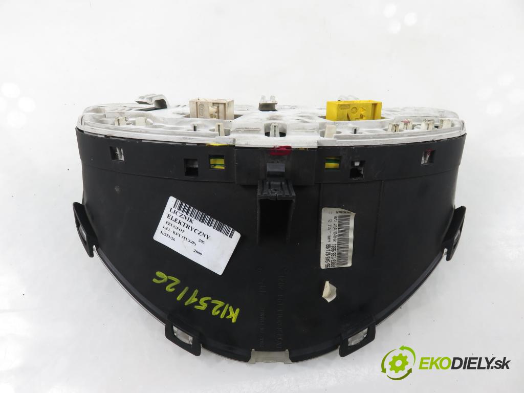 PEUGEOT 206 liftback (2A/C) HB 2000 55,00 1.4 i 75 -  KFX 1361,00 Prístrojovka elektrický 09031962021 ; 9634961180