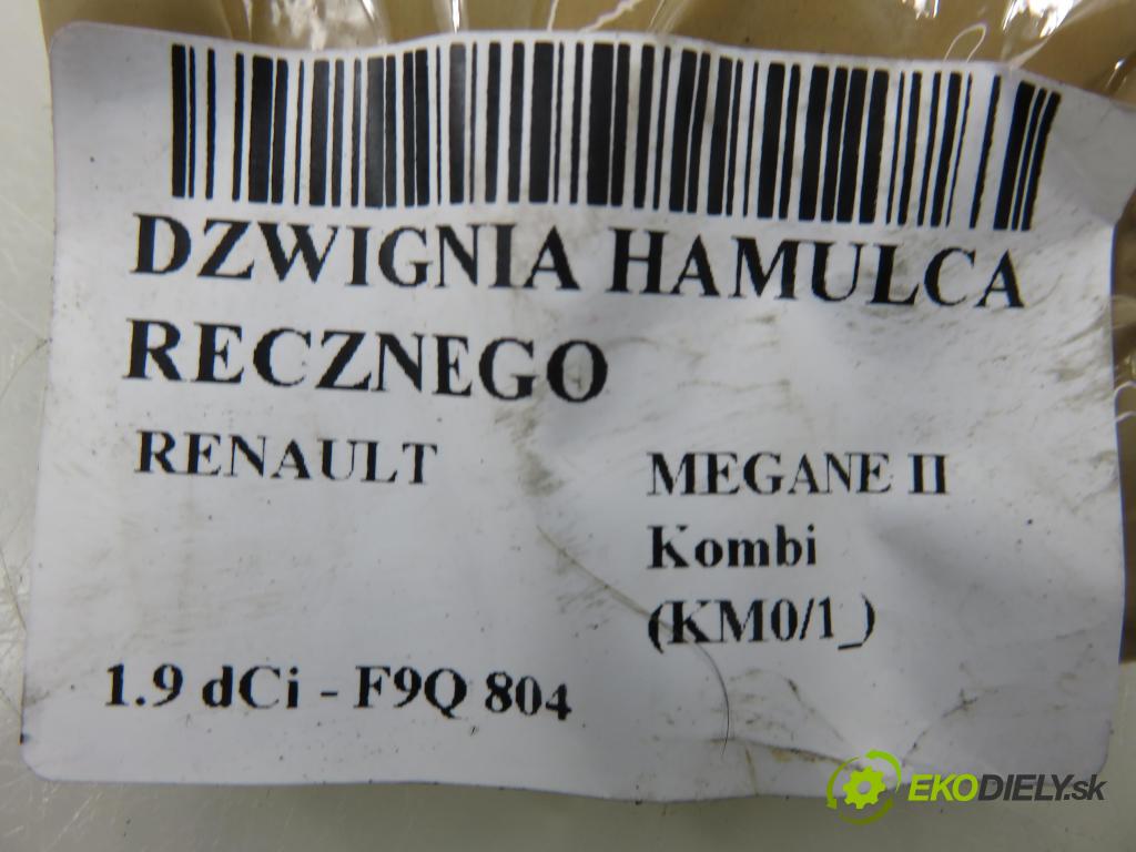 RENAULT MEGANE II Kombi (KM0/1_) KOMBI 2007 96,00 1.9 dCi - F9Q 804 1870,00 PÁKA: brzdy MANUÁL 8200540725
