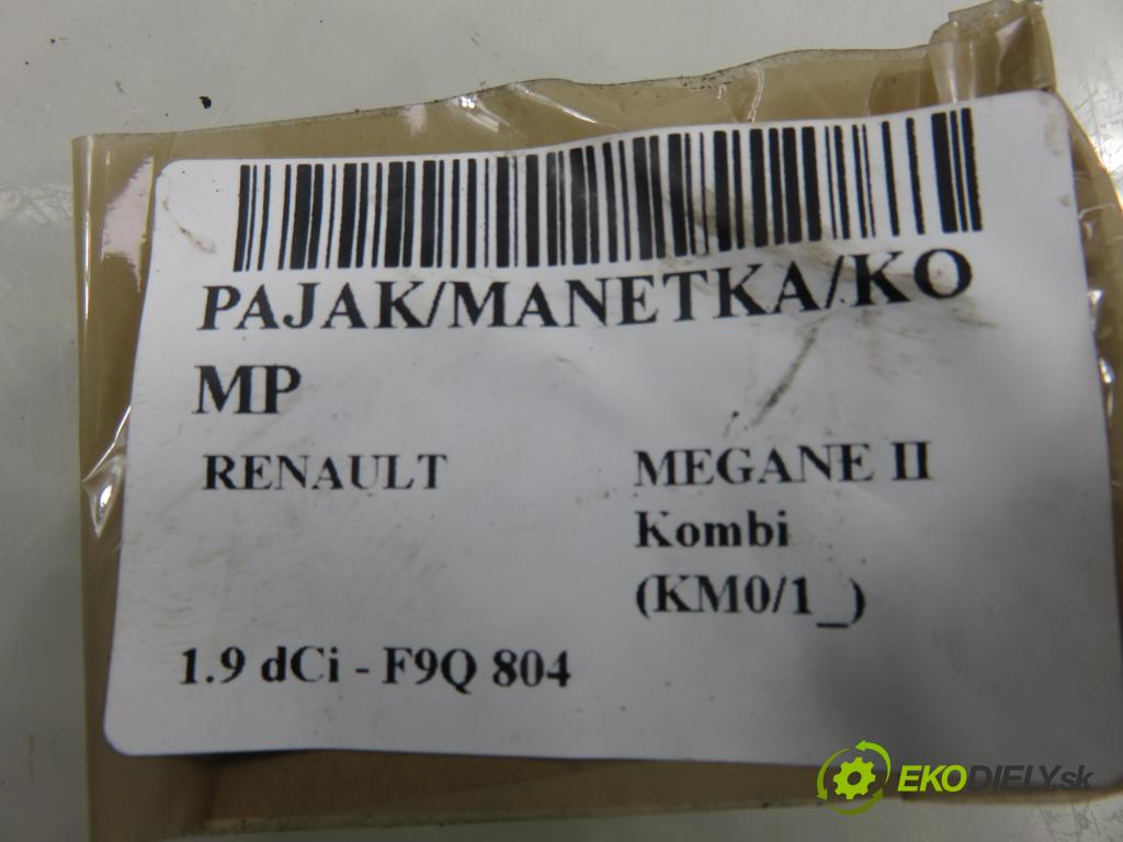 RENAULT MEGANE II Kombi (KM0/1_) KOMBI 2007 96,00 1.9 dCi 131 - F9Q 804 1870,00 PAKA/ŘAZENÍ/SADA: 8200155865