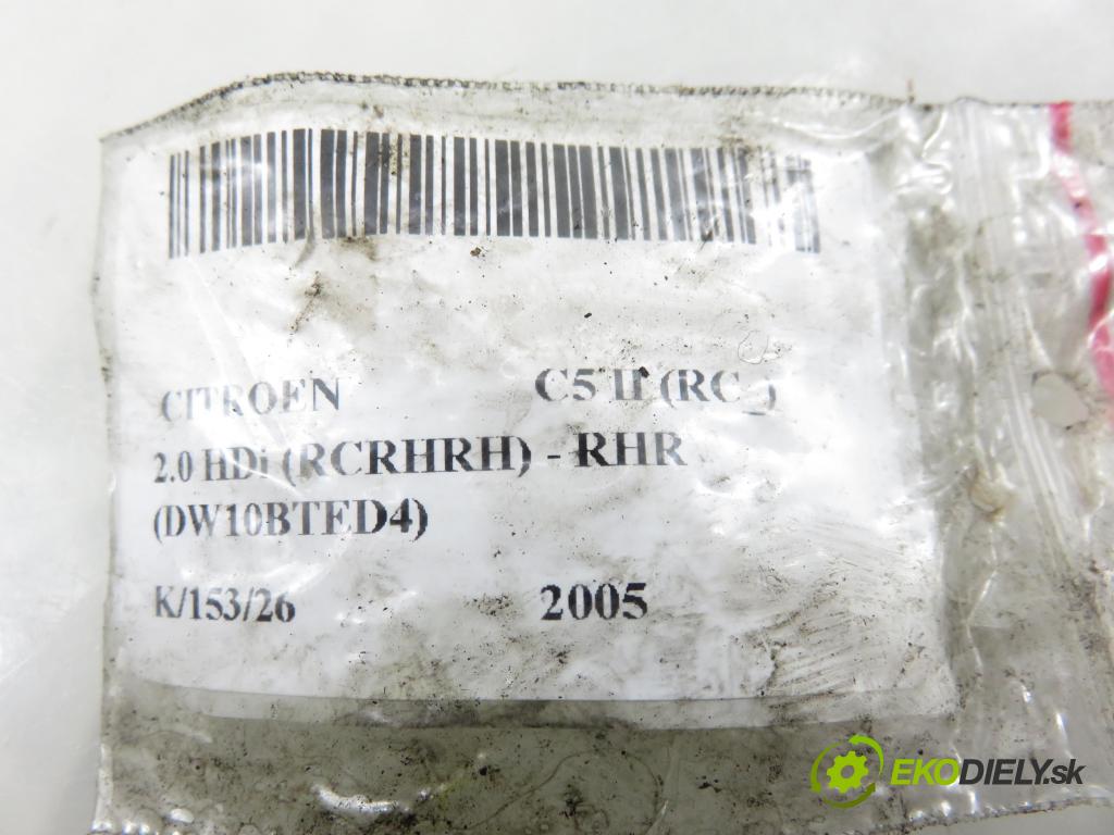 CITROEN C5 II (RC_) SEDAN 2005 100,00 2.0 HDi 136 - RHR (DW10BTED4) 1997,00 vstrekovač 9647247280 (Vstrekovač paliva)