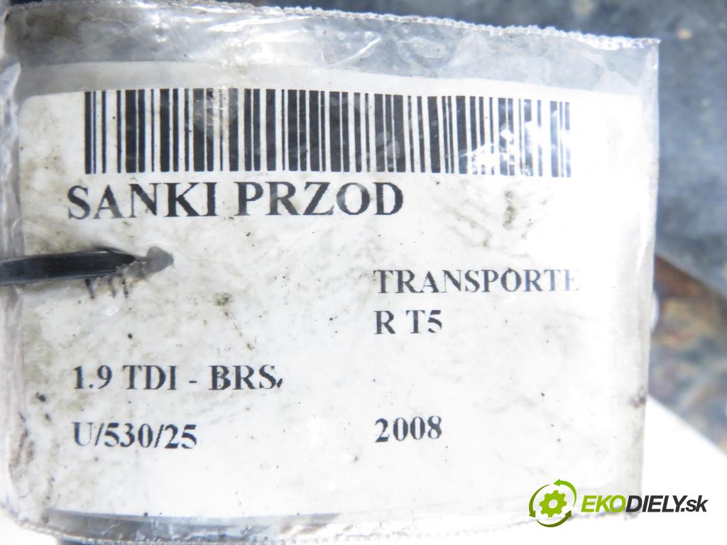 VW TRANSPORTER V Skrzynia (7HA, 7HH, 7EA, 7EH) FURGON 2008 75,00 1.9 TDI - BRS 1896,00 PŘEDNÍ: