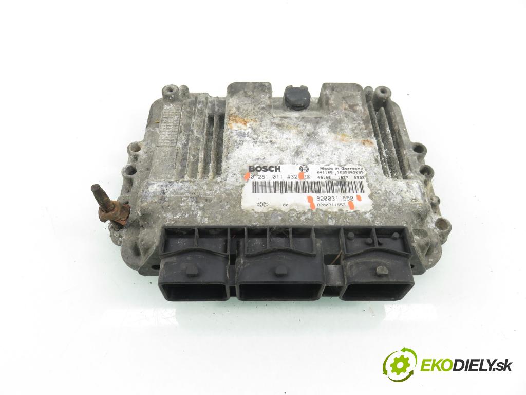 OPEL MOVANO Furgon (X70) FURGON 2005 84,00 2.5 DTI - G9U 724 2464,00 Riadiaca jednotka Motor 8200311550 ; 0281011432 ; 8200311553