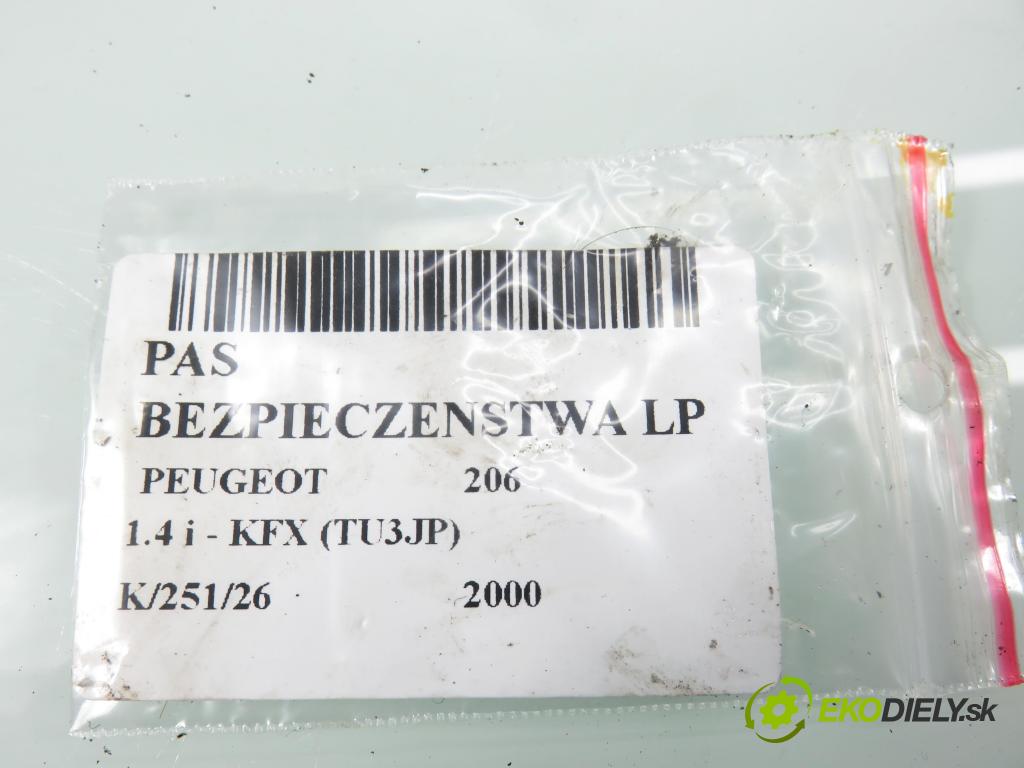 PEUGEOT 206 liftback (2A/C) HB 2000 55,00 1.4 i 75 -  KFX 1361,00 Držiak bezpečnostný LP 96361057XX