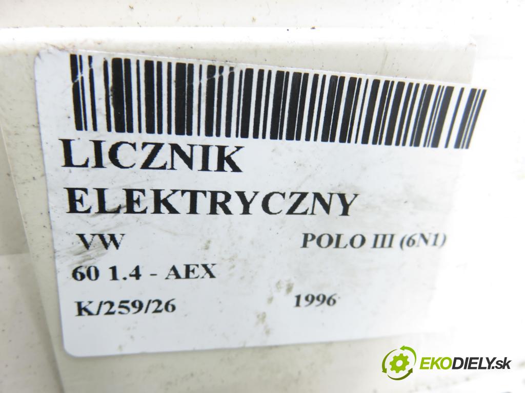 VW POLO (6N1) HB 1996 44,00 1.4 60 1390,00 prístrojovka elektrický 6N0919860P