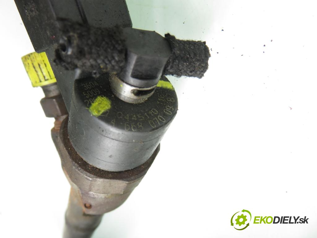 MERCEDES-BENZ KLASA A (W168) HB 2002 70,00 A 170 CDI 95 - OM 668.942 1689,00 vstrekovač 0445110116 ; 6680700987 (Vstrekovač paliva)