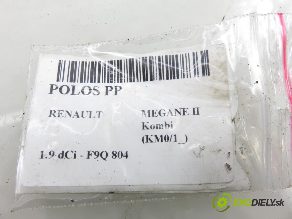 RENAULT MEGANE II Kombi (KM0/1_) KOMBI 2007 96,00 1.9 dCi 131 - F9Q 804 1870,00 poloos PP