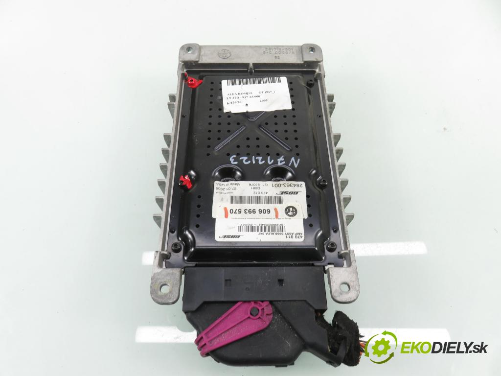 ALFA ROMEO GT (937_) COUPE 2005 110,00 1.9 JTD - 937 A5.000 1910,00 Zosilňovač 606993570 (Zosilňovač)