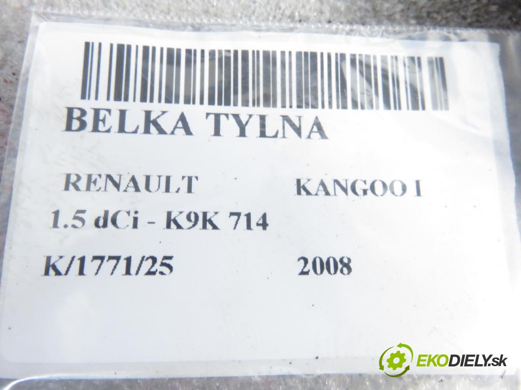 RENAULT KANGOO (KC0/1_) KOMBIVAN 2008 50,00 1.5 dCi 68 - K9K 714 1461,00 Výstuha zadná ABS