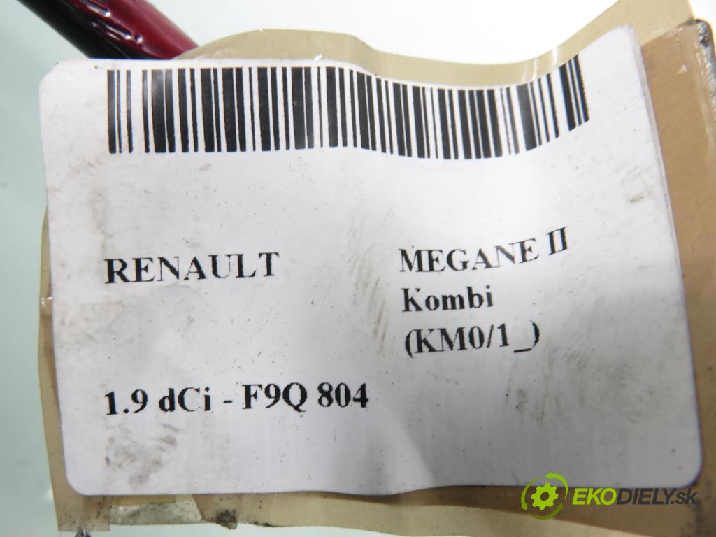 RENAULT MEGANE II Kombi (KM0/1_) KOMBI 2007 96,00 1.9 dCi 131 - F9Q 804 1870,00 ZVEDÁK: 8200732366