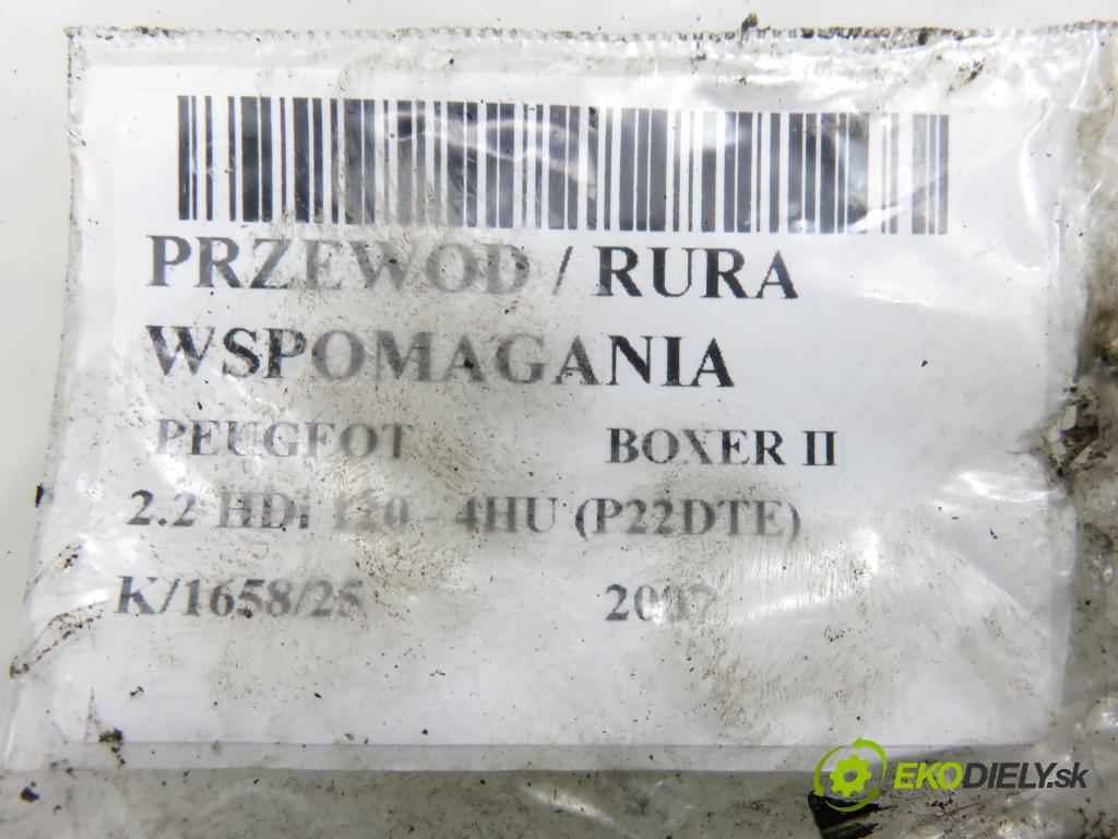 PEUGEOT BOXER Skrzynia FURGON 2007 88,00 2.2 HDi 120 - 4HU (P22DTE) 2198,00 rúrka / Rúra servočerpadlo