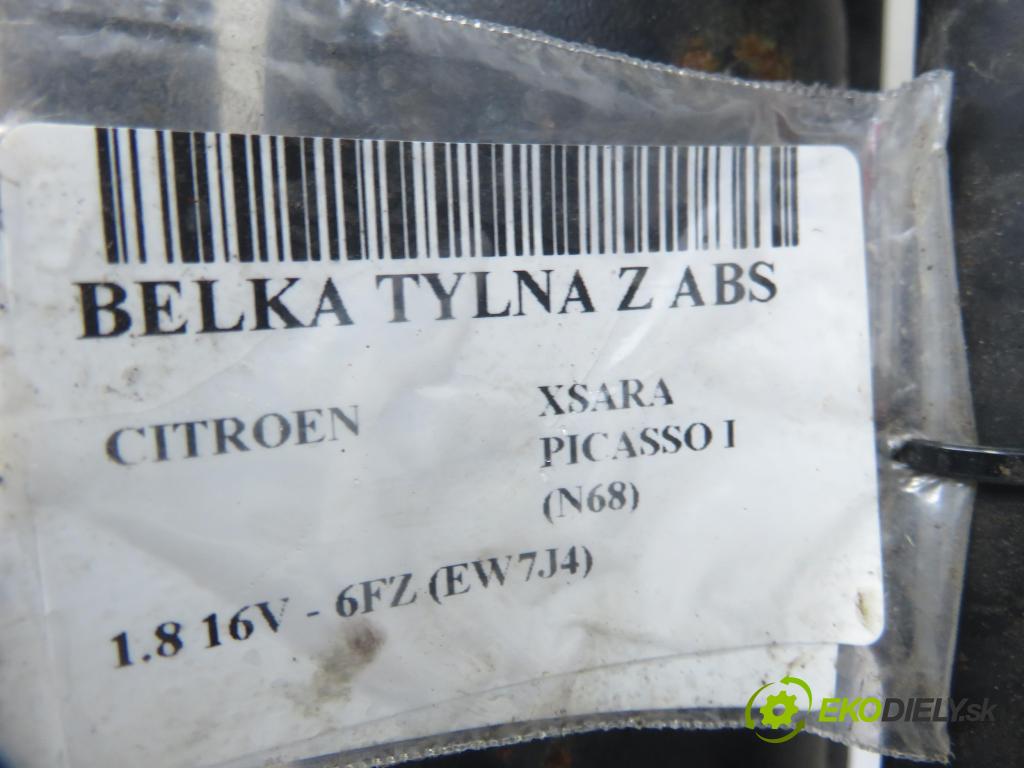 CITROEN XSARA PICASSO (N68) MINIVAN 2002 85,00 1.8 16V - 6FZ (EW7J4) 1749,00 Výstuha zadná ABS