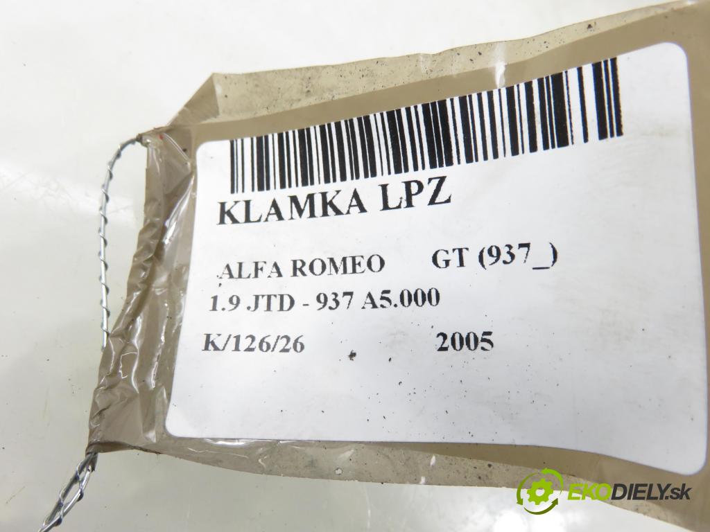 ALFA ROMEO GT (937_) COUPE 2005 110,00 1.9 JTD - 937 A5.000 1910,00 klika LPZ