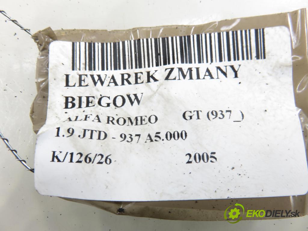 ALFA ROMEO GT (937_) COUPE 2005 110,00 1.9 JTD - 937 A5.000 1910,00 ZVEDÁK: 55199699