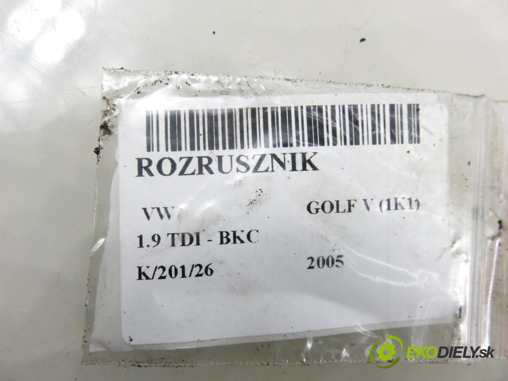 VW GOLF V (1K1) HB 2005 77,00 1.9 TDI PD 105 - BKC 1896,00 Štartér S0090 (Štartér)