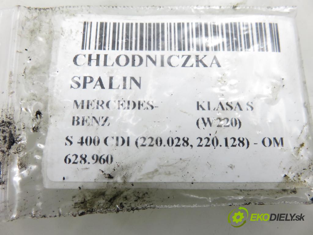 MERCEDES-BENZ KLASA S (W220) SEDAN 2003 191,00 S 400 CDI V8 260 - OM 628.960 3996,00 Chladič spalín