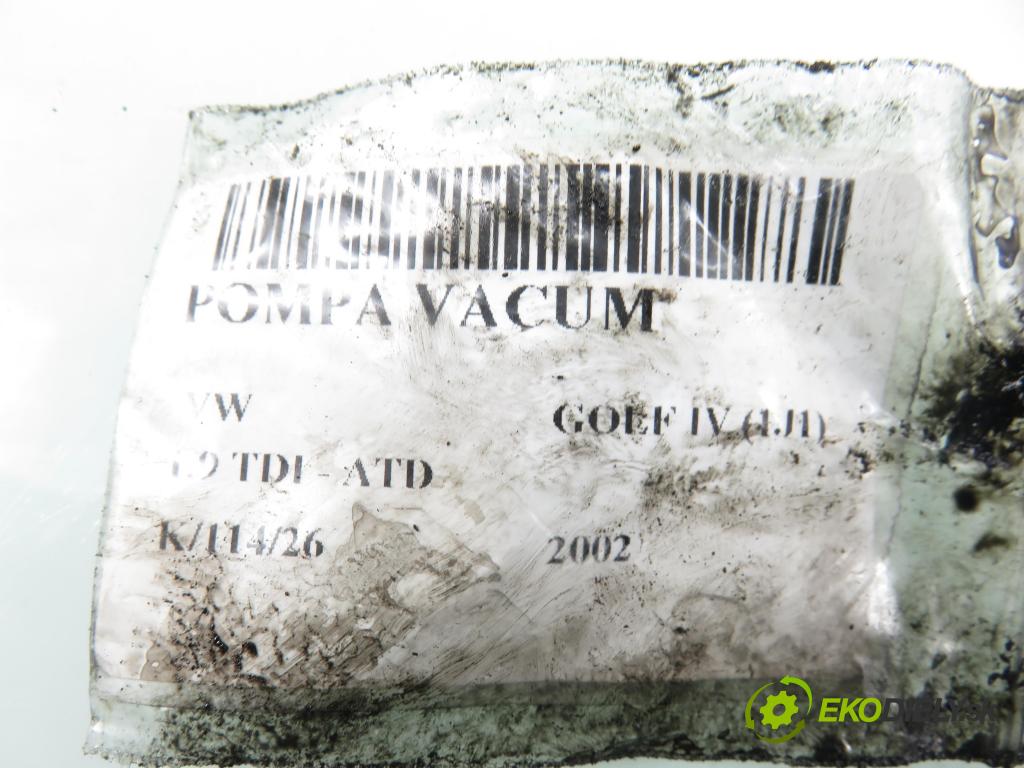 VW GOLF IV (1J1) HB 2002 74,00 1.9 TDI PD 101 - ATD 1896,00 Pumpa vákuová 038145209A