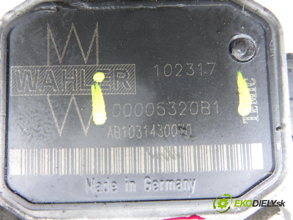 MERCEDES-BENZ KLASA S (W220) SEDAN 2003 191,00 S 400 CDI V8 260 - OM 628.960 3996,00 VENTIL: EGR 6281400060 ; 00005320B1