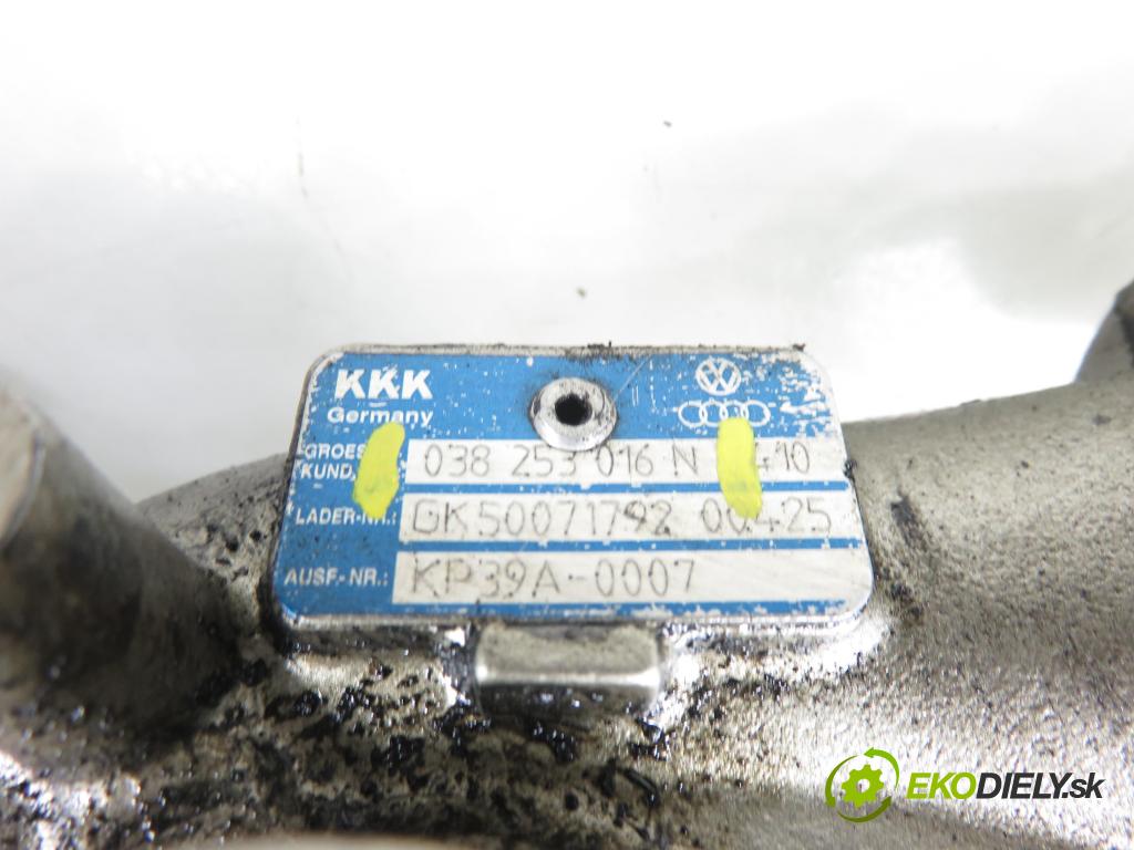 AUDI A3 (8L1) HB 2002 74,00 1.9 TDI - AXR 1896,00 RYCHLONABÍJEČKA: 038253016N (Kompletní turbodmychadlo)