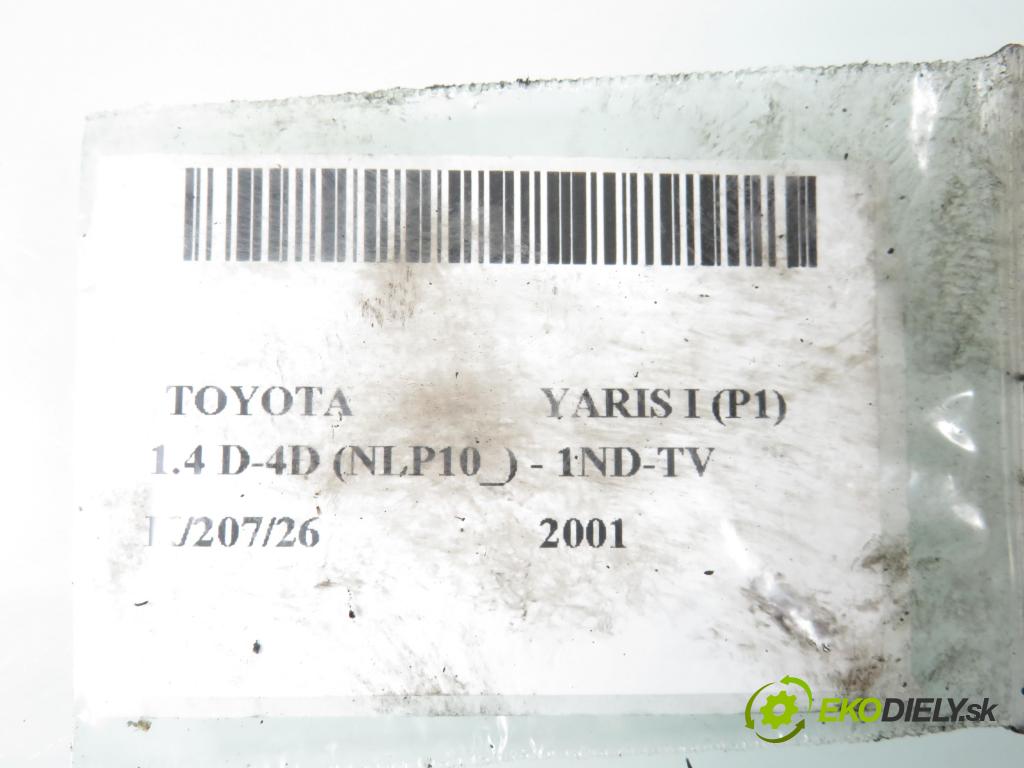 TOYOTA YARIS (_P1_) HB 2001 55,00 1.4 D-4D (NLP10_) - 1ND-TV 1364,00 Pumpa vysokého tlaku 