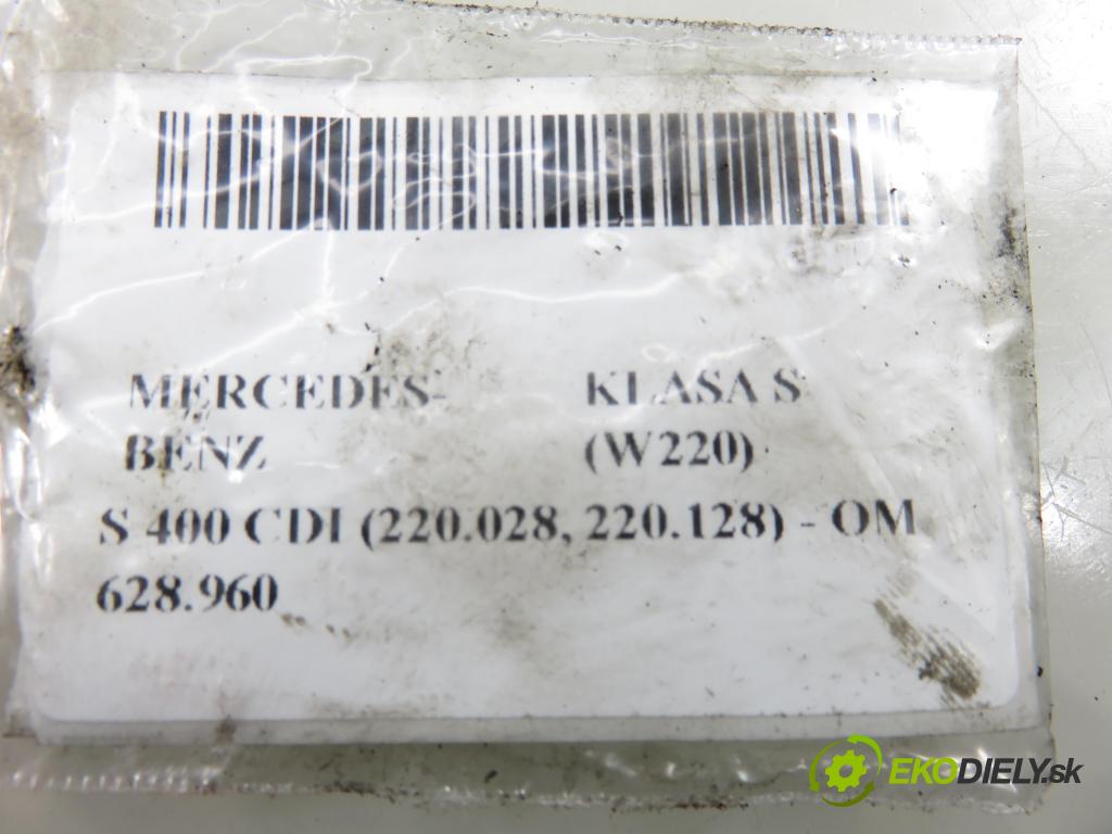 MERCEDES-BENZ KLASA S (W220) SEDAN 2003 191,00 S 400 CDI V8 260 - OM 628.960 3996,00 Turbodúchadlo 6280900180 (Turbodúchadlo (kompletné))