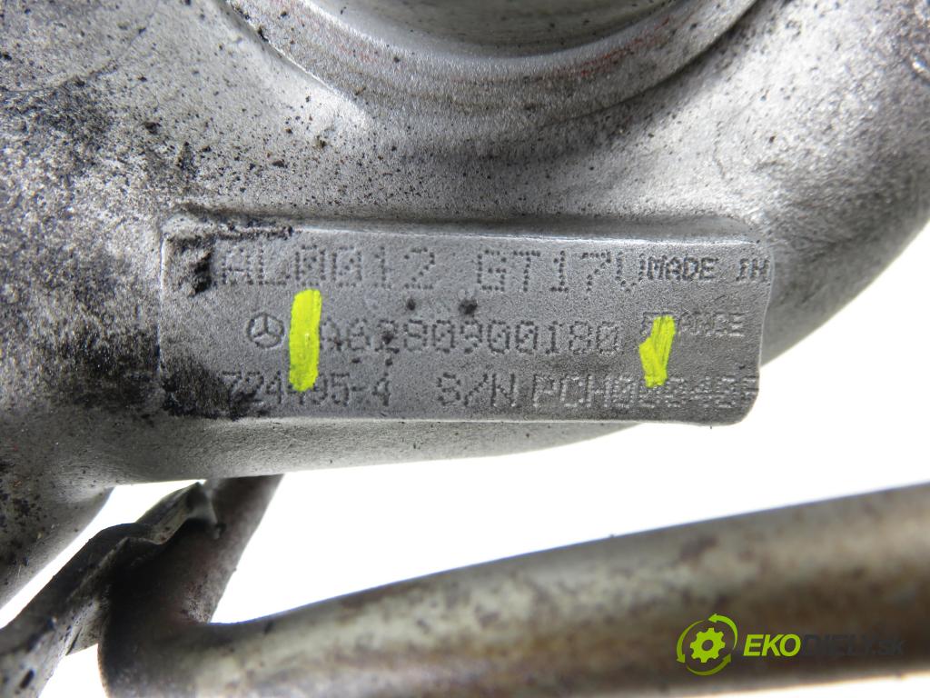 MERCEDES-BENZ KLASA S (W220) SEDAN 2003 191,00 S 400 CDI V8 260 - OM 628.960 3996,00 Turbodúchadlo 6280900180 (Turbodúchadlo (kompletné))