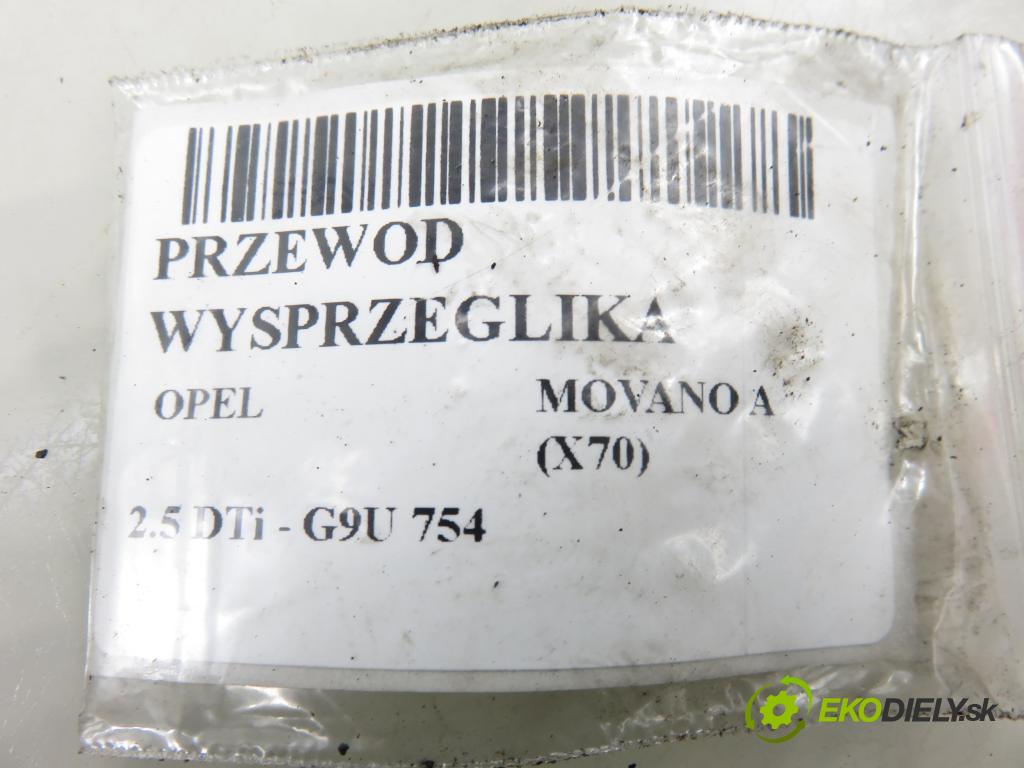 OPEL MOVANO Platforma / podwoyie (X70) FURGON 2004 0,00 2.5 DTi - G9U 754 2464,00 rúrka vypínacieho ložiska 8200419418
