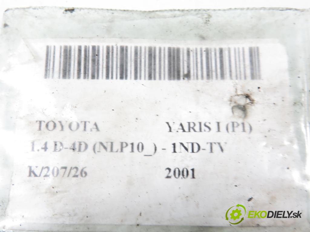 TOYOTA YARIS (_P1_) HB 2001 55,00 1.4 D-4D (NLP10_) - 1ND-TV 1364,00 Lamela kotúč brzdová predný 