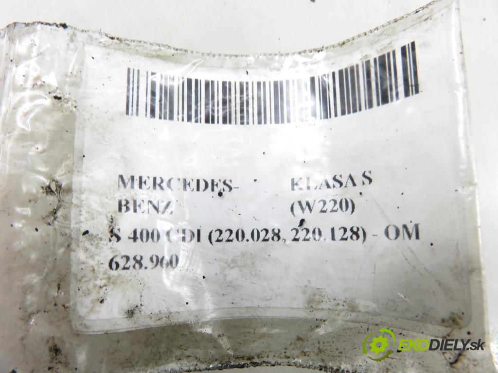 MERCEDES-BENZ KLASA S (W220) SEDAN 2003 191,00 S 400 CDI V8 260 - OM 628.960 3996,00 vstrekovač 0445110104 ; 6280700487 (Vstrekovač paliva)