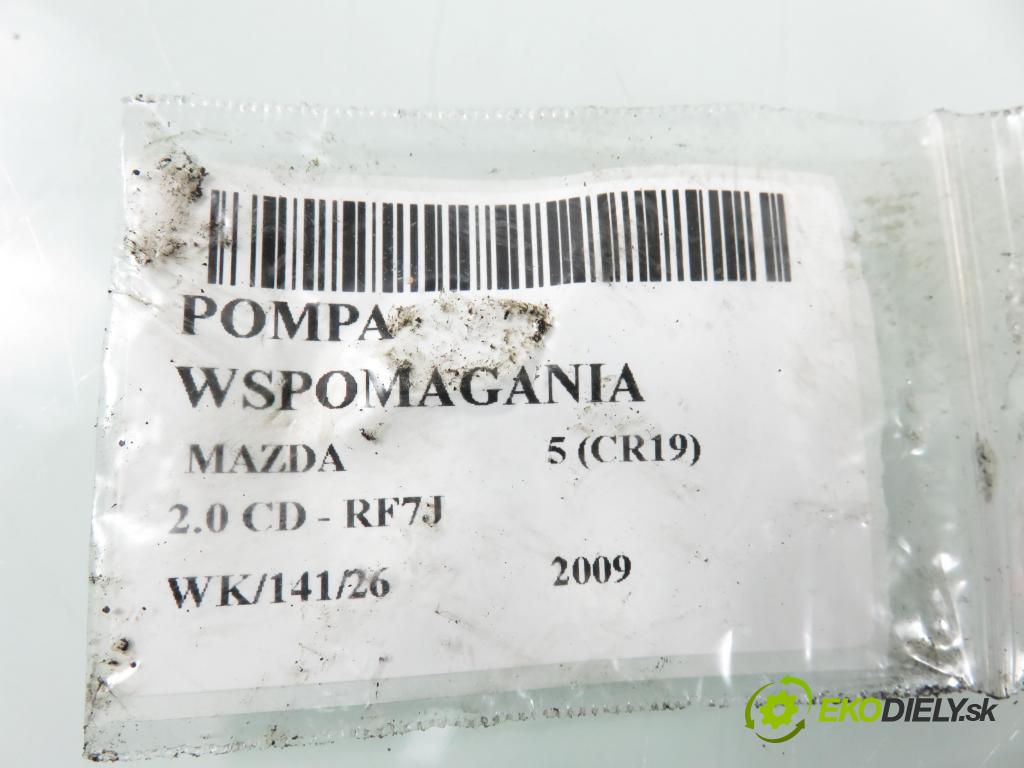 MAZDA 5 (CR19) MINIVAN 2009 105,00 2.0 MZR-CD 143 - RF7J 1998,00 pumpa servočerpadlo  (Servočerpadlo)