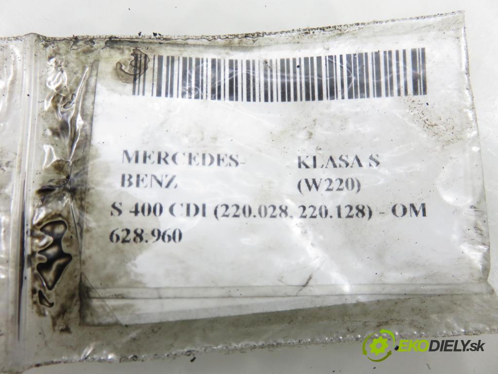 MERCEDES-BENZ KLASA S (W220) SEDAN 2003 191,00 S 400 CDI V8 260 - OM 628.960 3996,00 vstrekovač 0445110104 ; 6280700487 (Vstrekovač paliva)