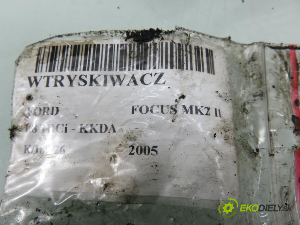 FORD FOCUS II (DA_, HCP) HB 2005 85,00 1.8 TDCi 115 - KKDA 1753,00 vstrekovač 4M5Q9F593AD (Vstrekovač paliva)