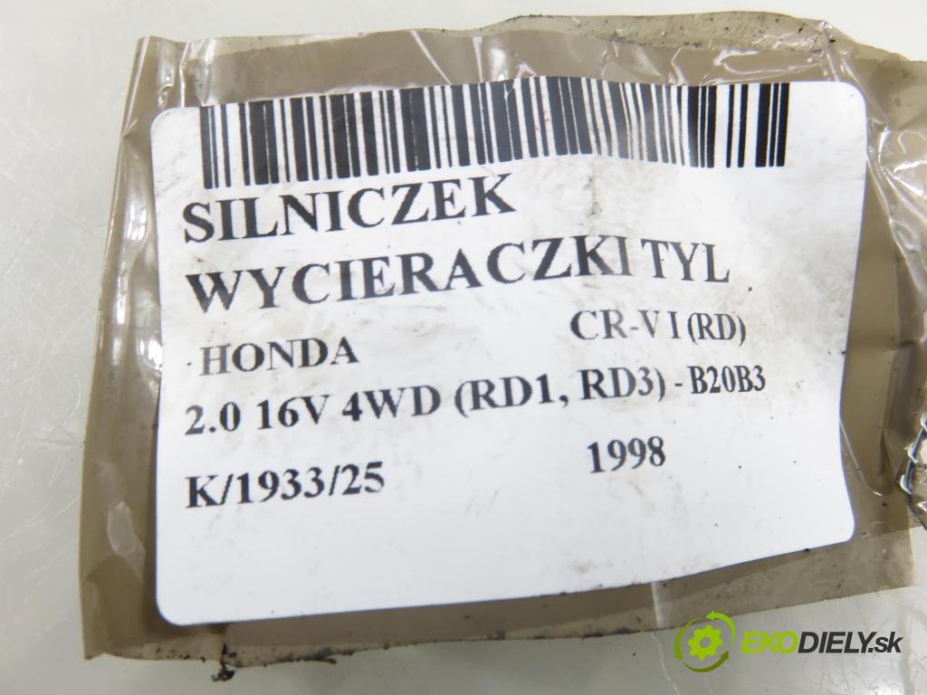 HONDA CR-V I (RD) SUV 1998 94,00 2.0 16V 4WD (RD1, RD3) - B20B3 1972,00 Motorček stierače zadné 34311581