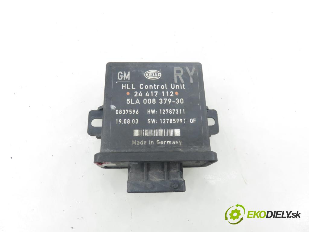 OPEL VECTRA C (Z02) SEDAN 2002 92,00 2.2 DTI 16V 125 - Y 22 DTR 2172,00 řídící jednotka světla 24417112