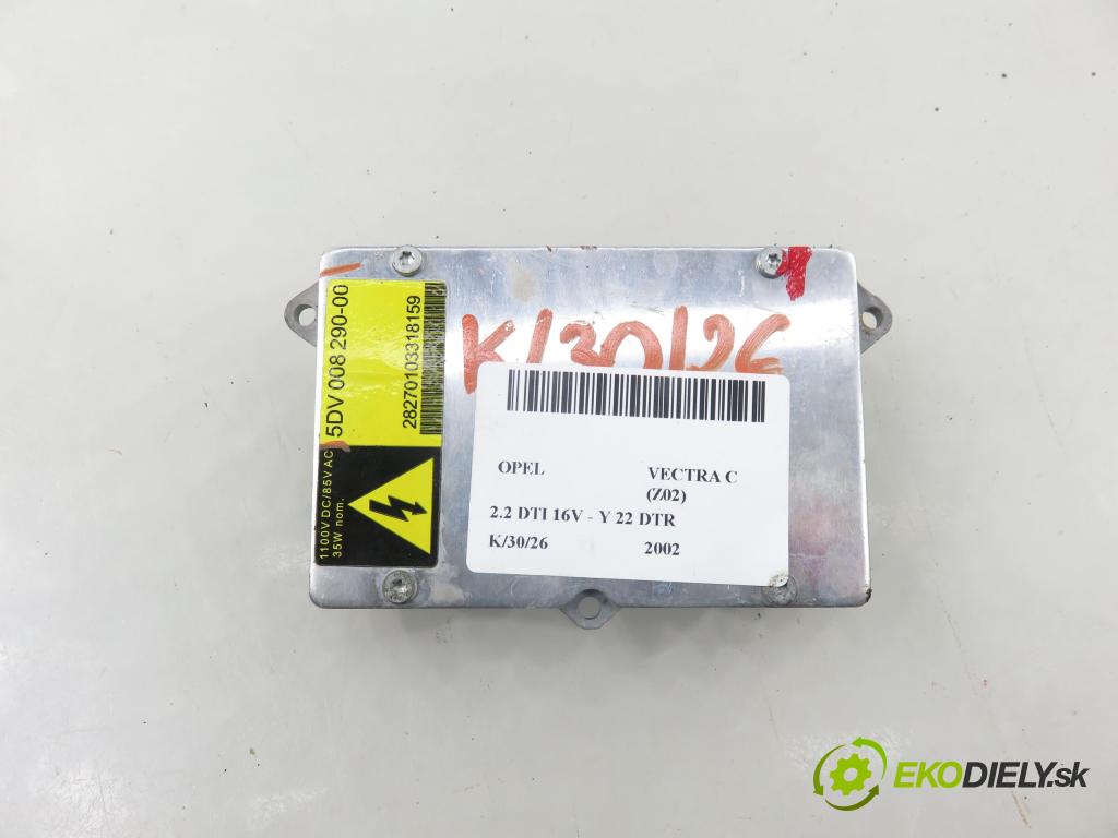 OPEL VECTRA C (Z02) SEDAN 2002 92,00 2.2 DTI 16V 125 - Y 22 DTR 2172,00 měnič XENONOVA: 5DV00829000